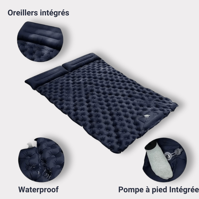 Matelas Gonflable Camping 2 Personnes - CampComfort