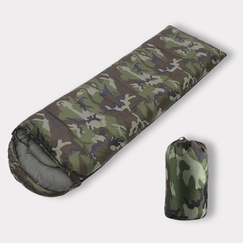 Sac de Couchage à Capuche Camouflage - CamoX