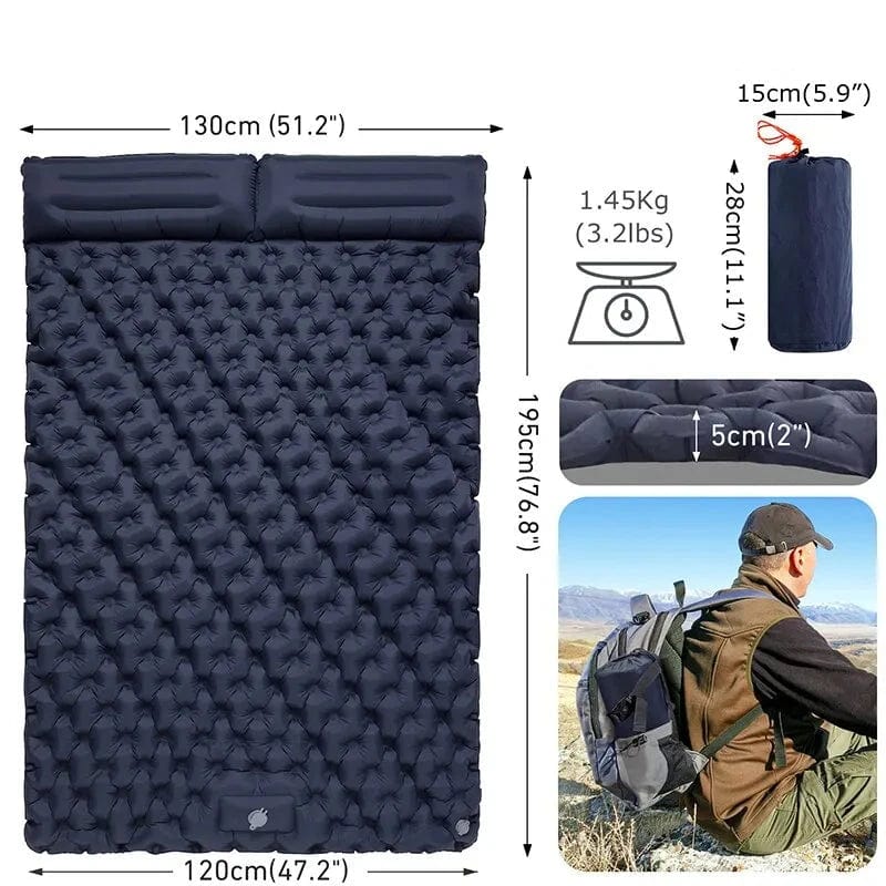 Matelas Gonflable Camping 2 Personnes - CampComfort
