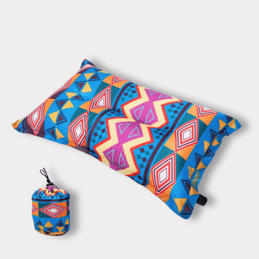 Oreiller Camping Gonflable à Motif - SweetDreams