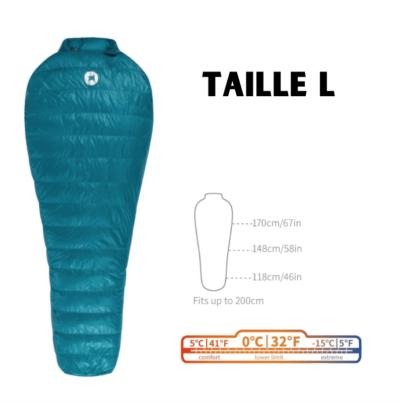 Sac de Couchage 5 Degrés Confort - WildX